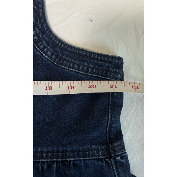 American Eagle Sleeveless Denim Babydoll Top Womens Plus Size XXL Western NWT - Picture 7 of 8